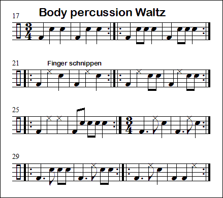 Body percussion Kurs Abbildung 7